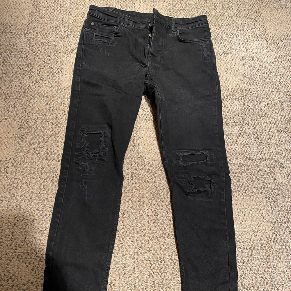 COPY - Ksubi ripped jeans size 32” waist 32” length